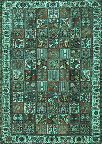 Persian Turquoise Traditional Rug, tr4121turq