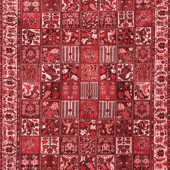 Machine Washable Persian Red Traditional Rug, wshtr4121red