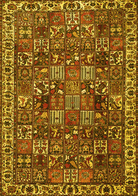 Persian Yellow Traditional Rug, tr4121yw