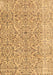 Machine Washable Persian Brown Traditional Rug, wshtr4122brn