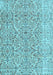 Persian Light Blue Traditional Rug, tr4122lblu