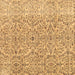 Square Persian Brown Traditional Rug, tr4122brn