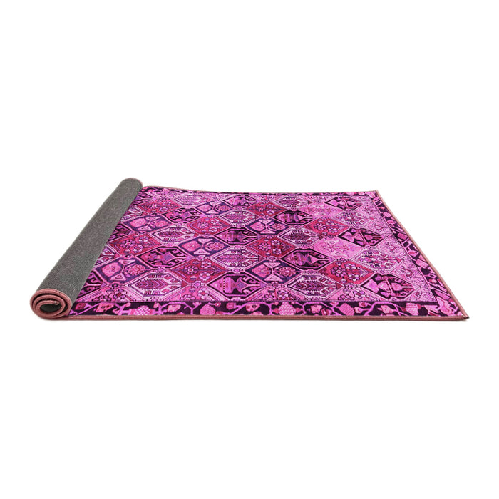 Sideview of Persian Pink Traditional Rug, tr4123pnk