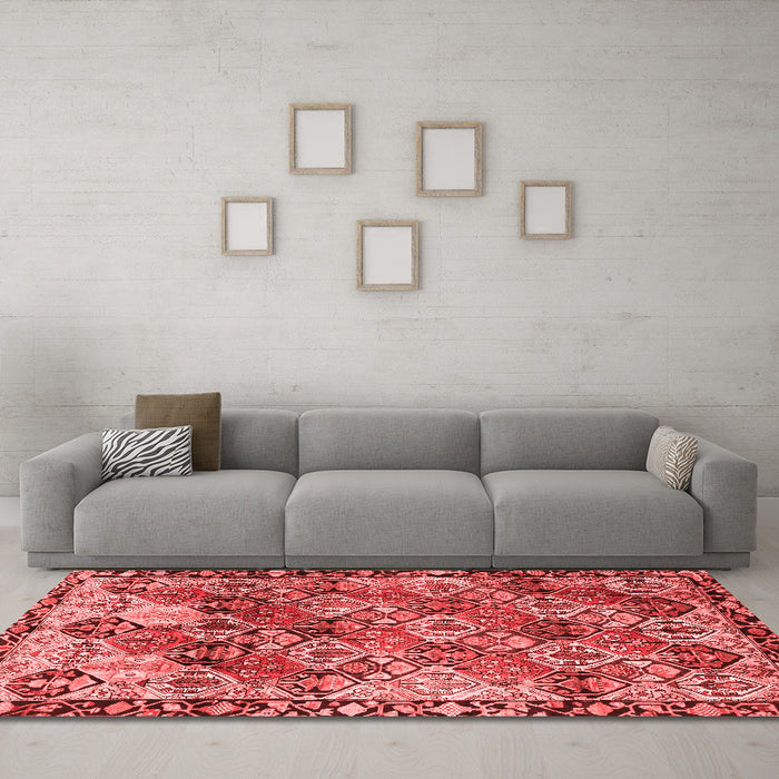 Traditional Red Washable Rugs