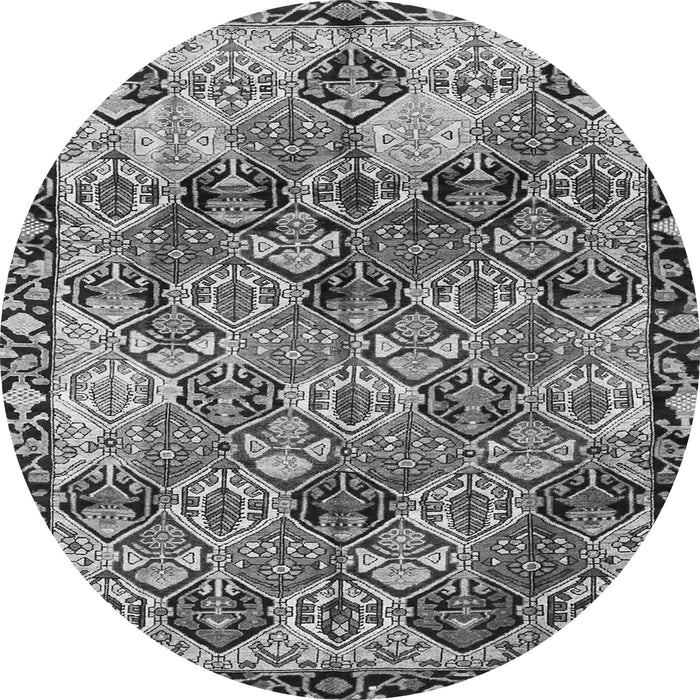 Square Persian Gray Traditional Rug, tr4123gry