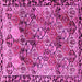 Square Persian Pink Traditional Rug, tr4123pnk