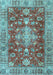 Persian Light Blue Traditional Rug, tr4124lblu