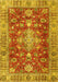 Persian Yellow Traditional Rug, tr4124yw