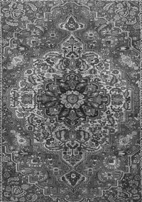 Medallion Gray Traditional Rug, tr4125gry