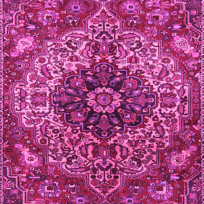 Medallion Pink Traditional Rug, tr4125pnk