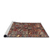 Sideview of Machine Washable Traditional Camel Brown Rug, wshtr4126