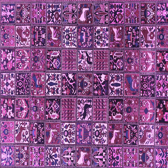 Square Persian Purple Traditional Rug, tr4126pur