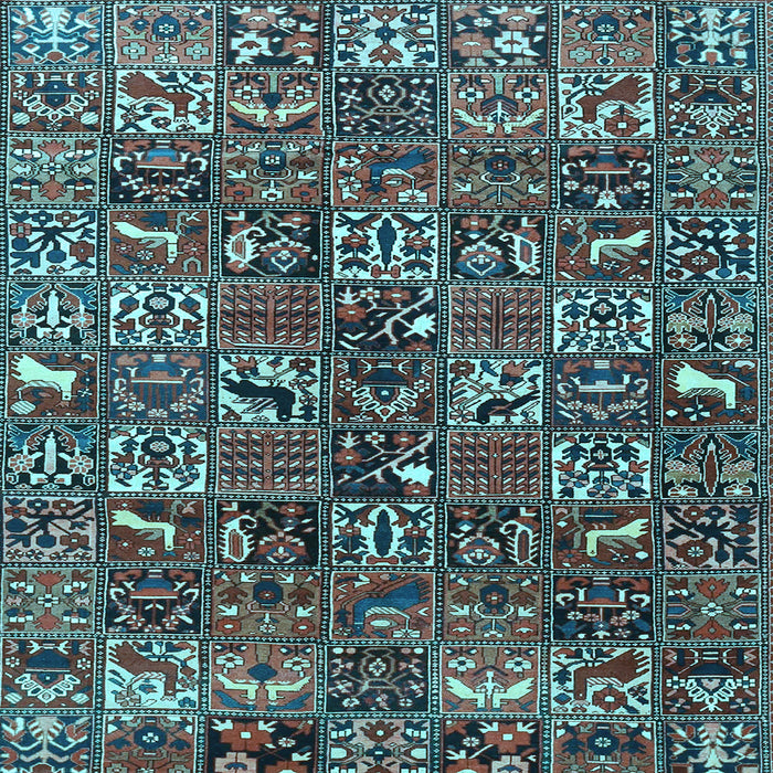 Square Persian Light Blue Traditional Rug, tr4126lblu