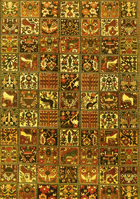 Persian Yellow Traditional Rug, tr4126yw