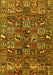 Persian Yellow Traditional Rug, tr4126yw