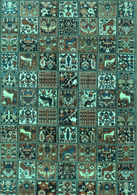 Persian Turquoise Traditional Rug, tr4126turq