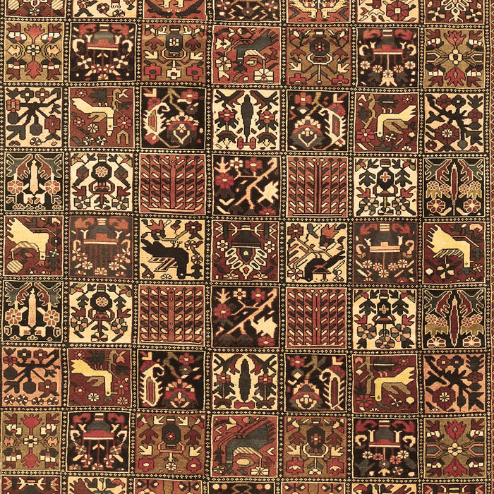 Machine Washable Persian Brown Traditional Rug, wshtr4126brn