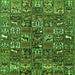 Serging Thickness of Persian Green Traditional Rug, tr4126grn