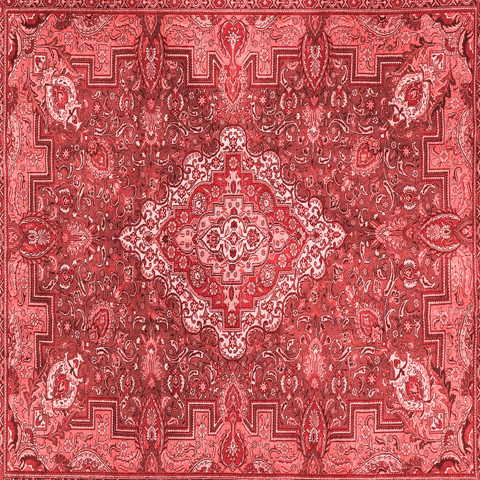 Medallion Red Traditional Rug, tr4127red