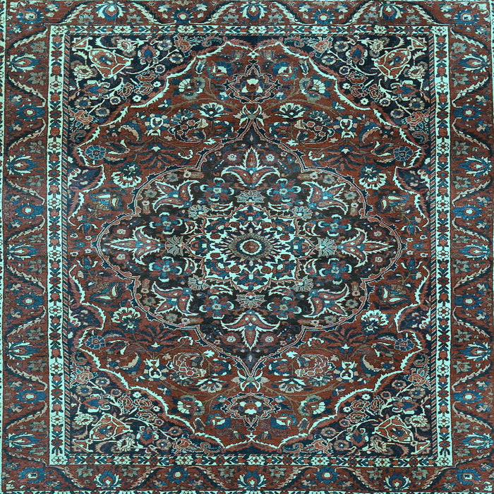 Square Persian Light Blue Traditional Rug, tr4128lblu