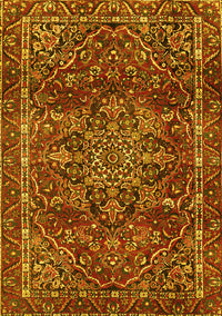 Persian Yellow Traditional Rug, tr4128yw