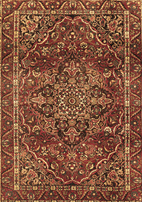 Persian Brown Traditional Rug, tr4128brn