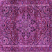 Square Persian Purple Traditional Rug, tr4128pur