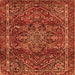 Serging Thickness of Persian Orange Traditional Rug, tr4128org