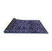 Sideview of Persian Blue Traditional Rug, tr4128blu