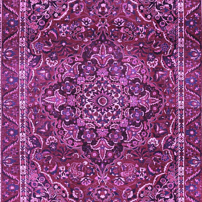 Machine Washable Persian Purple Traditional Area Rugs, wshtr4128pur