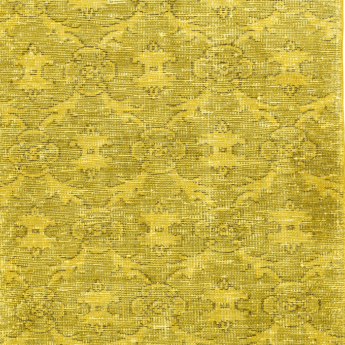 Machine Washable Persian Yellow Traditional Rug, wshtr4129yw