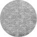 Machine Washable Persian Gray Traditional Rug, wshtr4129gry