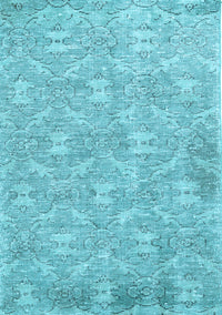 Persian Light Blue Traditional Rug, tr4129lblu