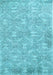 Persian Light Blue Traditional Rug, tr4129lblu