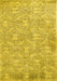 Persian Yellow Traditional Rug, tr4129yw