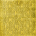 Square Persian Yellow Traditional Rug, tr4129yw