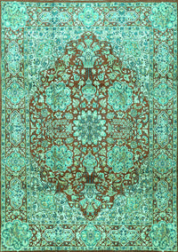 Persian Turquoise Traditional Rug, tr412turq