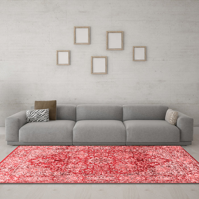 Traditional Red Washable Rugs