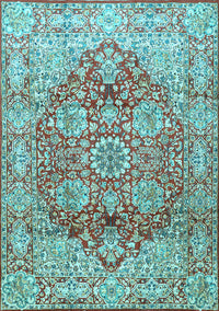 Persian Light Blue Traditional Rug, tr412lblu