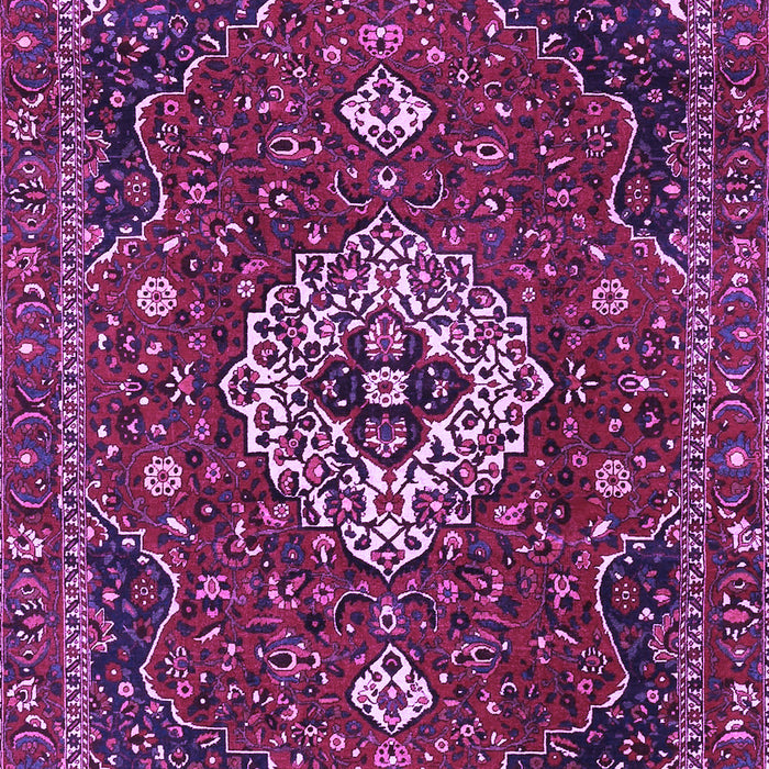 Medallion Purple Traditional Rug, tr4130pur