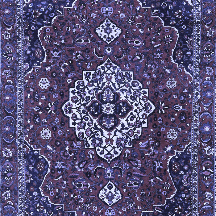 Medallion Blue Traditional Rug, tr4130blu