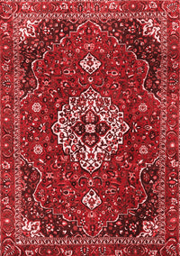 Medallion Red Traditional Rug, tr4130red