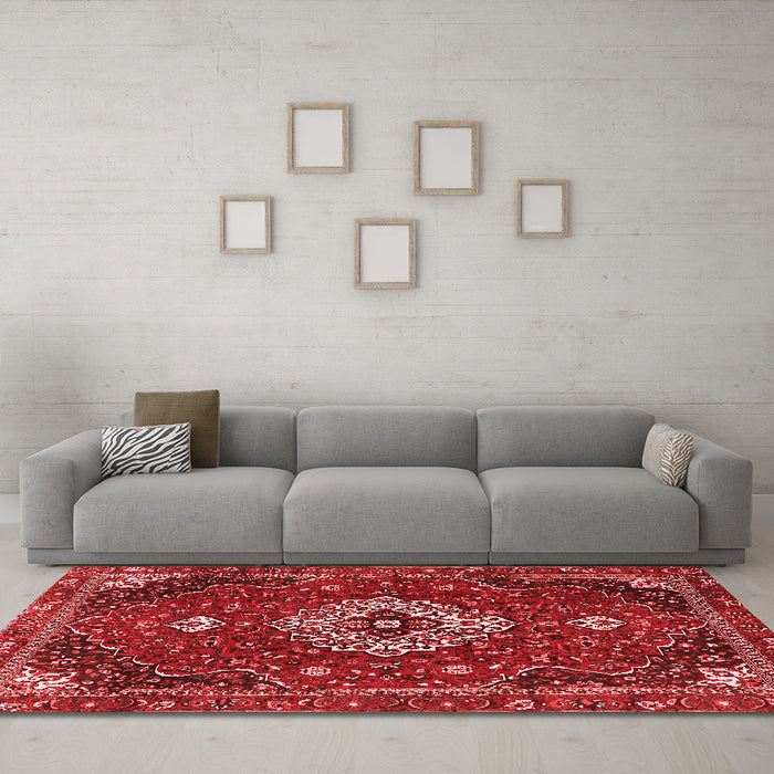 Traditional Red Washable Rugs