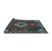 Sideview of Medallion Light Blue Traditional Rug, tr4130lblu