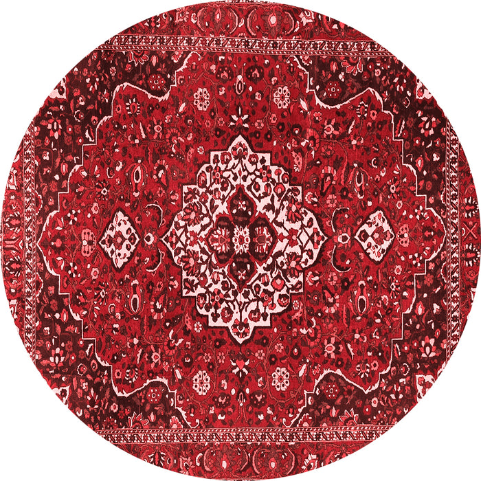 Medallion Red Traditional Rug, tr4130red