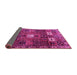 Sideview of Persian Pink Traditional Rug, tr4131pnk