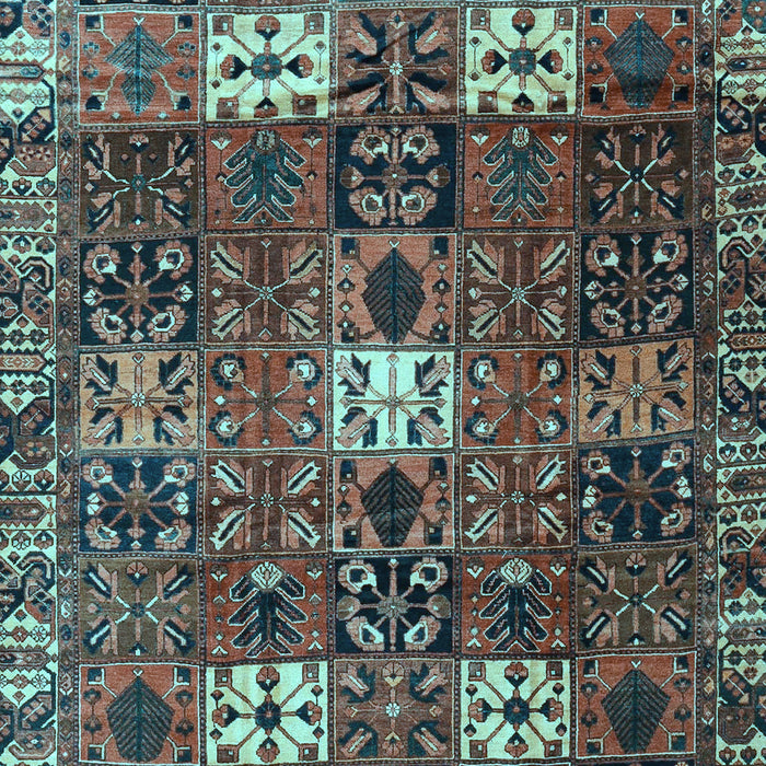 Machine Washable Persian Light Blue Traditional Rug, wshtr4131lblu