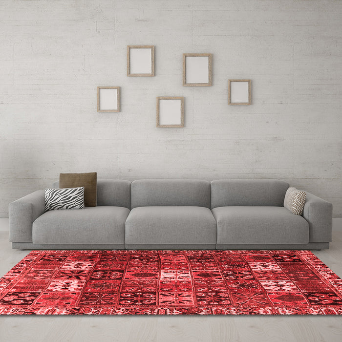 Traditional Red Washable Rugs