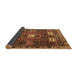 Sideview of Persian Brown Traditional Rug, tr4131brn