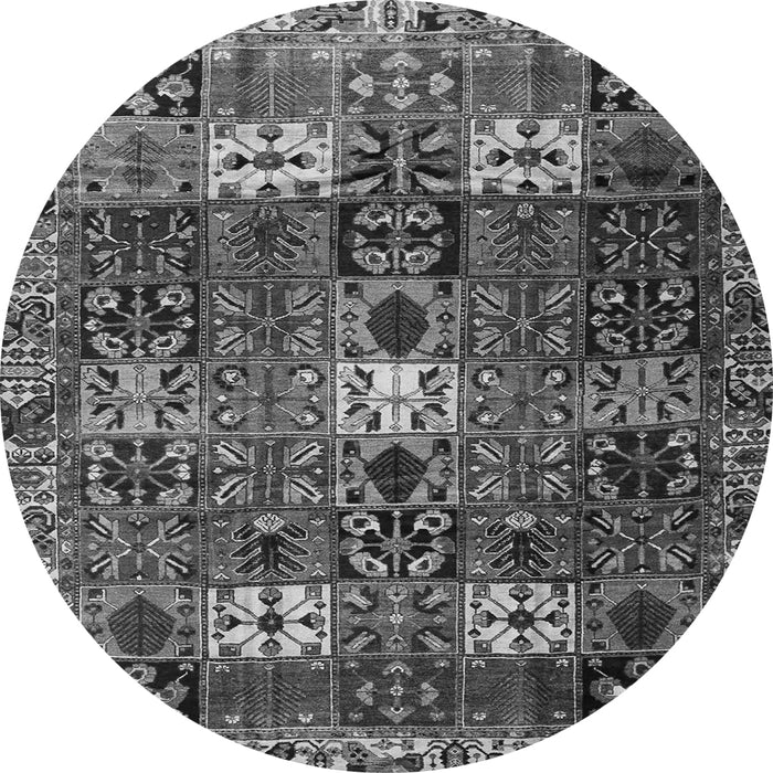 Square Persian Gray Traditional Rug, tr4131gry